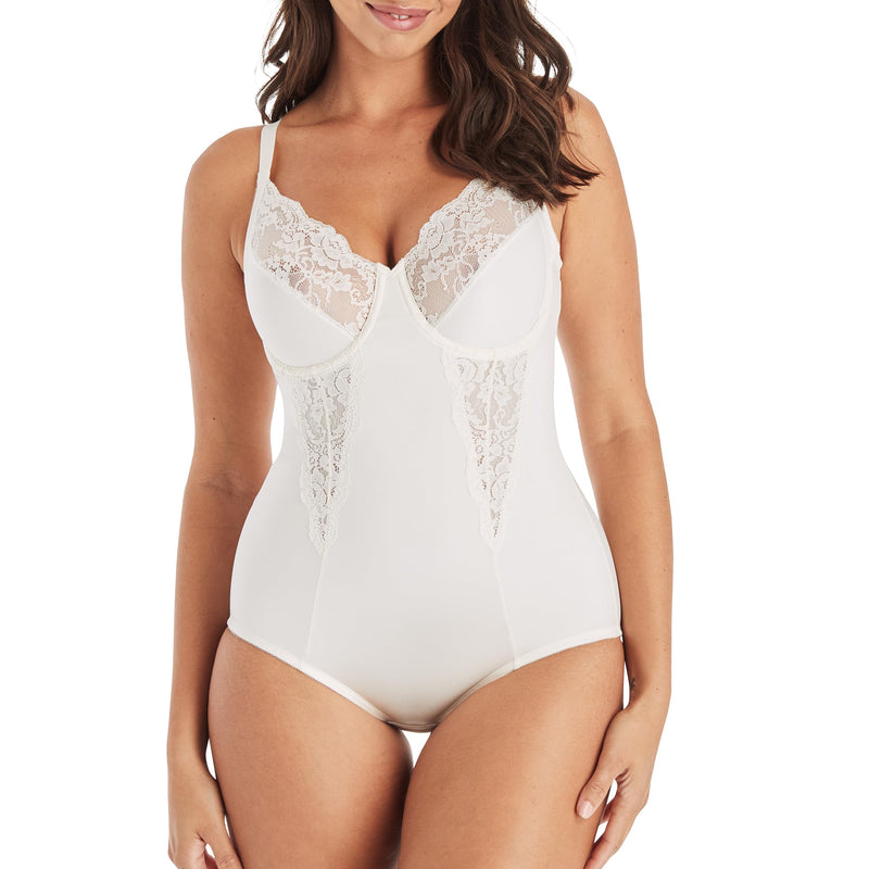 Maidenform womens Shaper With Built-in Bra Fl1456 shapewear bodysuits Buttercream 36C US