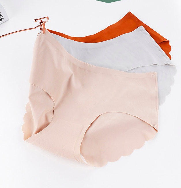Popular Thai Latex Women's Antibacterial Mid-Rise Panties