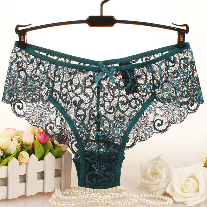 Lace Trim Women's Briefs - Ladies' Triangle Panties
