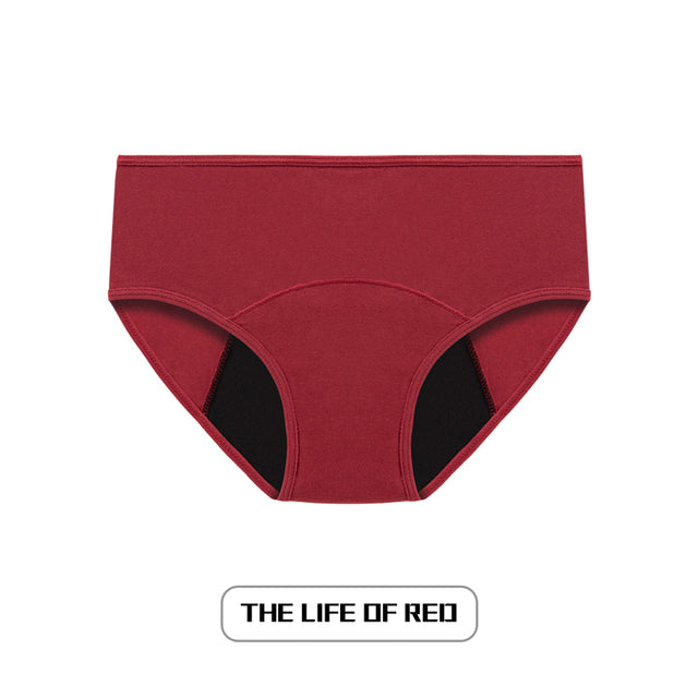 Absorbent Leak-proof Plus Size Cotton Menstrual Panties