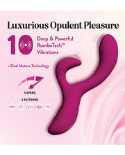Blush Quinn Rabbit Vibrator - Burgundy