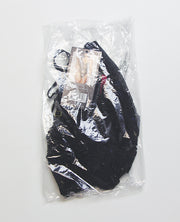 Cross-Dye Lace and Mesh Underwire Teddy w/Hook and Eye Back Closure - Black 3X/4X