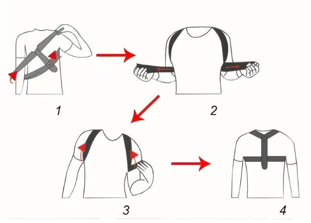 Adjustable Breathable Posture Corrector for Back