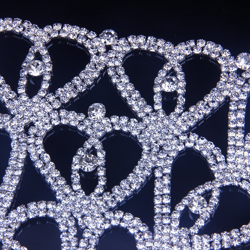 Bikini Diamond Panties with Body Chain and Rhinestones