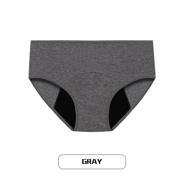 Absorbent Leak-proof Plus Size Cotton Menstrual Panties