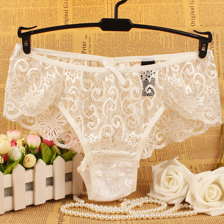 Lace Trim Women's Briefs - Ladies' Triangle Panties