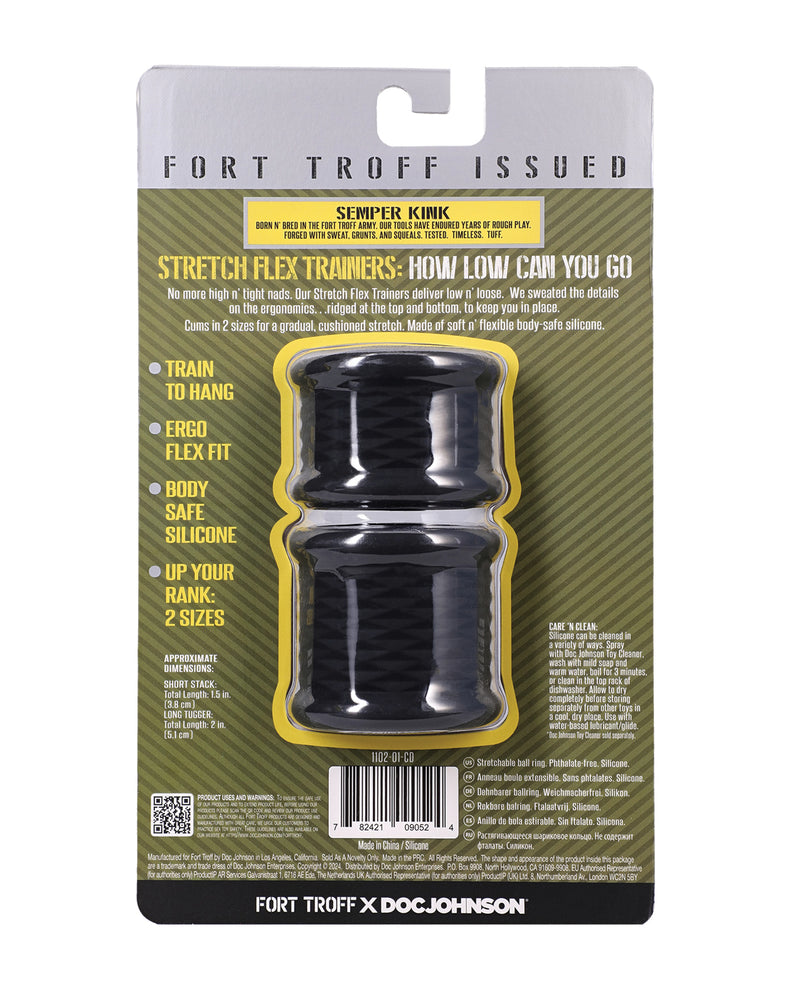 Fort Troff Stretch Flex Trainers Silicone Ball Stretcher Kit - Black