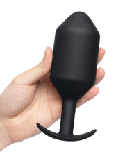 b-Vibe Weighted Snug Plug 7- 600 g Black