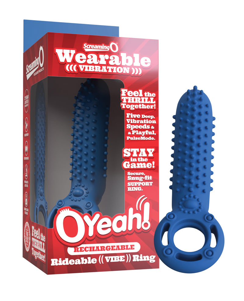 Screaming O Rechargeable O Yeah Silicone - Blue