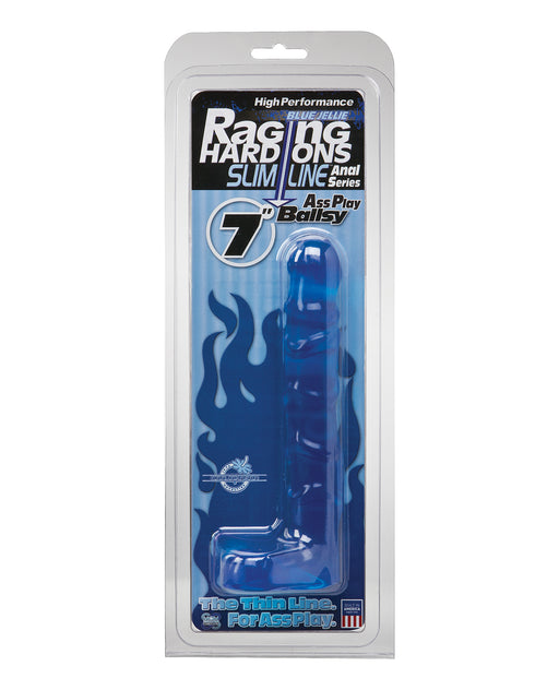Raging Hard Ons Slimline 7" Ballsy - Blue Jelly