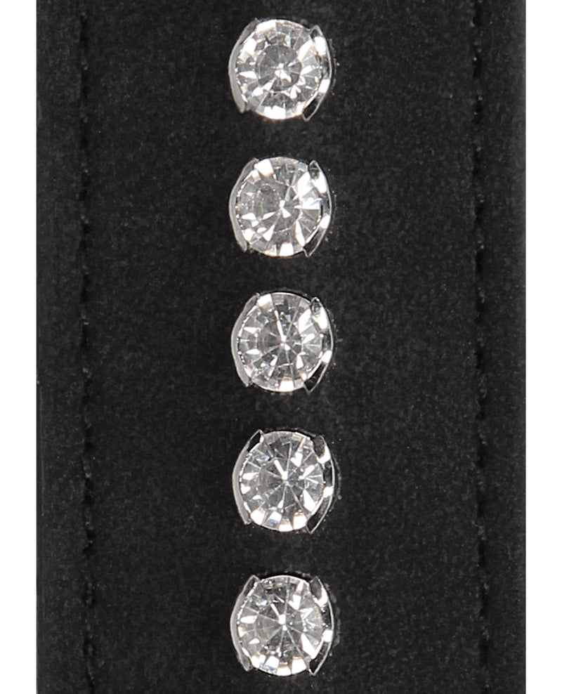 Shots Ouch Diamond Studded Hogtie - Black