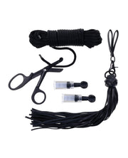 Sportsheets Tied & Twisted Bondage Set - Black