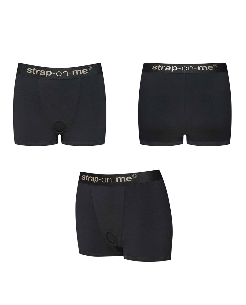 Strap On Me Allure Lingerie Harness - Black SM