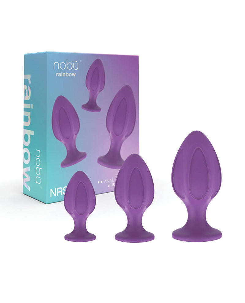 Nobu Rainbow Silicone Plug Set - Purple