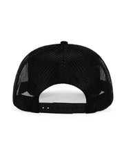 Wood Rocket Fuck You You Fucking Fuck Trucker Hat - Black