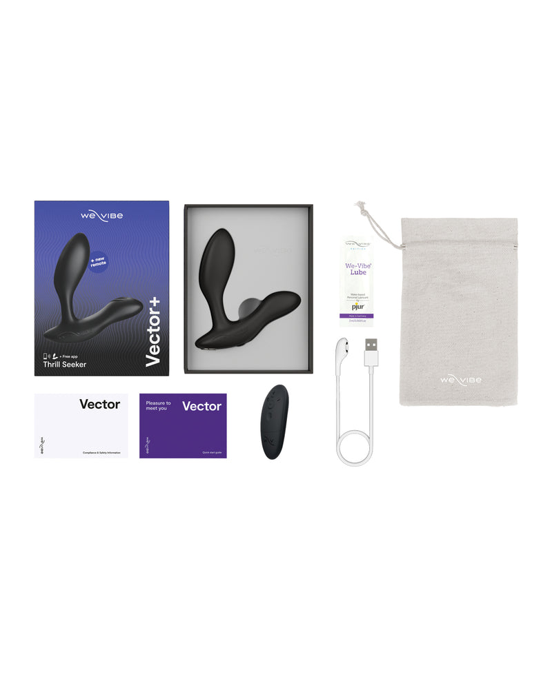 We-Vibe Vector+ - Charcoal Black
