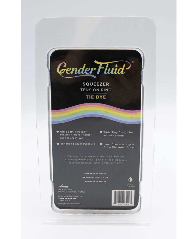 Gender Fluid Squeezer Tension Ring - Tie Dye