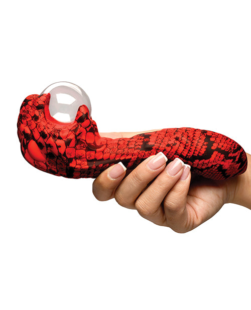 Creature Cocks Cobra Scepter Plasma Vibrator - Red/Black